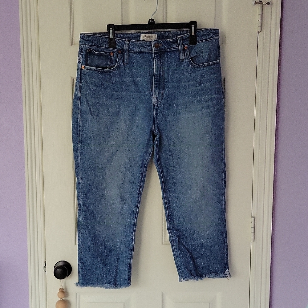 Madewell cropped jeans